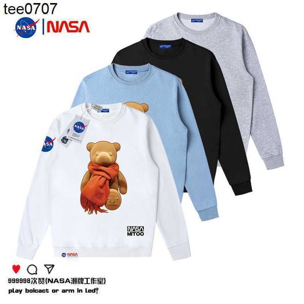 fashion hoodies bear co branded nasa sweater men's round neck oversize couple's pure cotton autumn and winter clothes plush women, Black
fashion hoodies bear co branded nasa sweater men's round neck oversize couple's pure cotton autumn and winter clothes plush women, Black