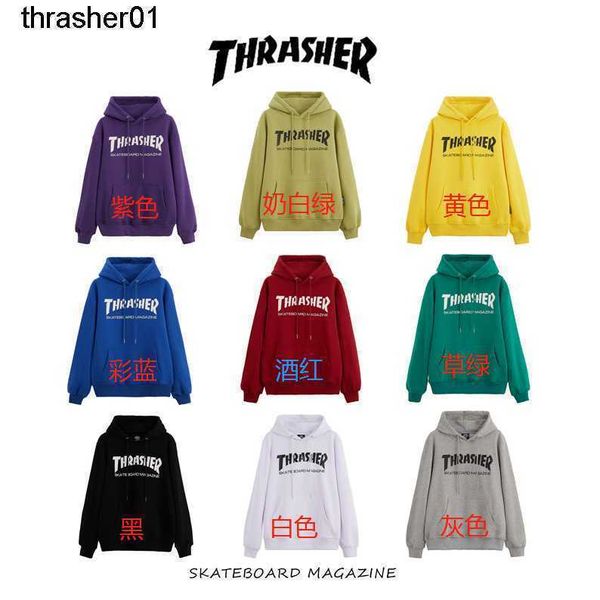 men's hoodies designer sweatshirts skateboard thrasher letter print basic men's women's hooded plush sweater hoodie, Black
men's hoodies designer sweatshirts skateboard thrasher letter print basic men's women's hooded plush sweater hoodie, Black