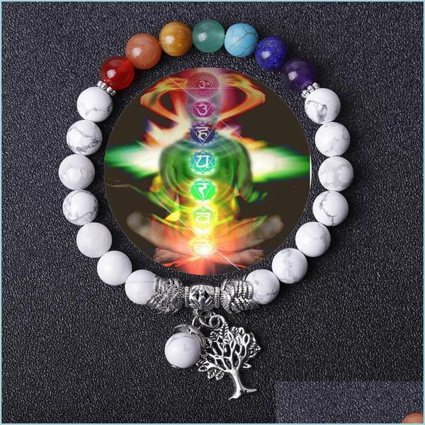 charm bracelets hq retro tree charms seven chakras bracelet black white turquoise lava stone beads women men lover energy buddha bra dhfbe, Golden;silver
charm bracelets hq retro tree charms seven chakras bracelet black white turquoise lava stone beads women men lover energy buddha bra dhfbe, Golden;silver