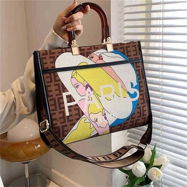 70% off 2023 designer bag trend women's tote printed letters wide strap single messenger
70% off 2023 designer bag trend women's tote printed letters wide strap single messenger