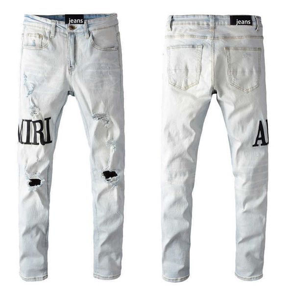 fashion ripped y2k mens designer brand new light color embroidery elastic jeans can be 650 skinny low waist scratch cross mid purple blue
fashion ripped y2k mens designer brand new light color embroidery elastic jeans can be 650 skinny low waist scratch cross mid purple blue