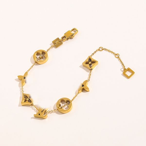 lvity fashionable new classic chain bracelets women bangle 18k gold plated stainless steel crystal flower beads lovers gifts wristband cuff, Black
lvity fashionable new classic chain bracelets women bangle 18k gold plated stainless steel crystal flower beads lovers gifts wristband cuff, Black