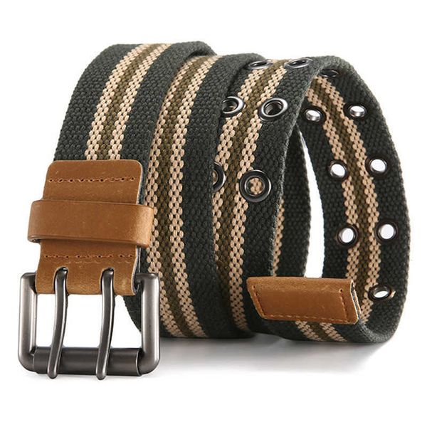 belts canvas belt men's fashion simple and versatile double pin buckle casual youth tide belt for men punk rock g221027, Black;brown
belts canvas belt men's fashion simple and versatile double pin buckle casual youth tide belt for men punk rock g221027, Black;brown