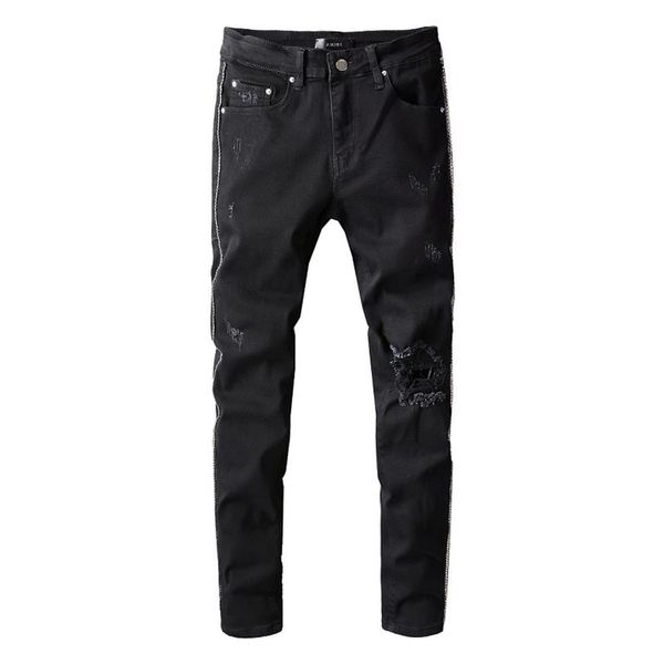20ss mens designer jeans distressed ripped biker slim fit motorcycle denim for men s fashion jean mans pants pour homm2025, Blue
20ss mens designer jeans distressed ripped biker slim fit motorcycle denim for men s fashion jean mans pants pour homm2025, Blue