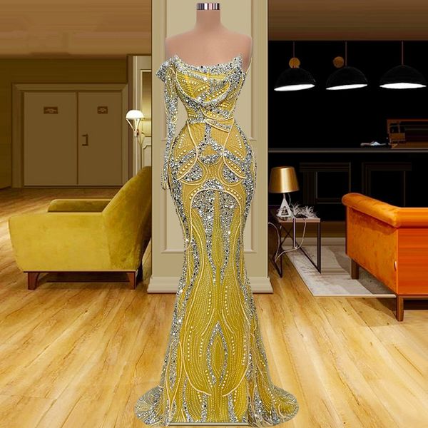 luxurious dubai gold prom gowns one shoulder lace evening dresses custom made sequined beaded sparkly party dresses, Black;red
luxurious dubai gold prom gowns one shoulder lace evening dresses custom made sequined beaded sparkly party dresses, Black;red