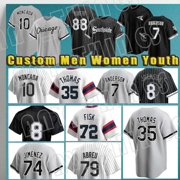 7 tim anderson baseball 74 eloy jimenez 10 yoan moncada jersey yermin mercedes bo jackson white sox jose abreu luis robert chicago leury gar, Blue;black
7 tim anderson baseball 74 eloy jimenez 10 yoan moncada jersey yermin mercedes bo jackson white sox jose abreu luis robert chicago leury gar, Blue;black