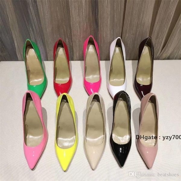 red-bottoms sandals christians fashion designer pump girls high heels shoes pointed toes pumps patent leather women sandals wedding p qhi, Black
red-bottoms sandals christians fashion designer pump girls high heels shoes pointed toes pumps patent leather women sandals wedding p qhi, Black