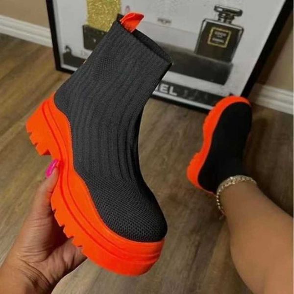boots women's ankle autumn winter shoes women chunky elastic knit black sock platform female botas altas plataforma mujer y2210
boots women's ankle autumn winter shoes women chunky elastic knit black sock platform female botas altas plataforma mujer y2210