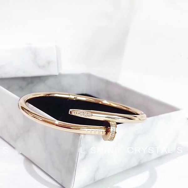 europe and america luxury nail bangle classic designer 18k couple valentine's day wedding gift 316l stainless steel jewelry factory, Black
europe and america luxury nail bangle classic designer 18k couple valentine's day wedding gift 316l stainless steel jewelry factory, Black