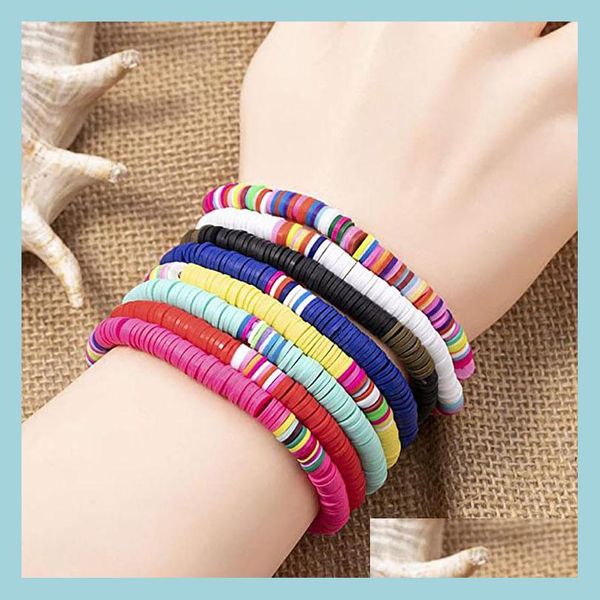 charm bracelets beach bohemia sweet bracelet for women 6mm color polymer clay drop delivery 2022 jewelry bracelets dhtya, Golden;silver
charm bracelets beach bohemia sweet bracelet for women 6mm color polymer clay drop delivery 2022 jewelry bracelets dhtya, Golden;silver
