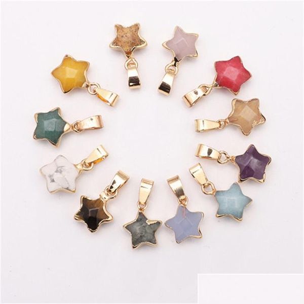 charms gold plating edged crystal five point star charm rose quartz healing druzy stones pendant diy jewelry making drop delivery 20 dhhfg, Bronze;silver
charms gold plating edged crystal five point star charm rose quartz healing druzy stones pendant diy jewelry making drop delivery 20 dhhfg, Bronze;silver