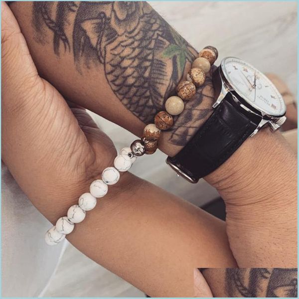 charm bracelets lover chic magnet friendship bracelets for couples 8mm pink white black stone stretchy rope beaded bracelet statemen dhqmg, Golden;silver
charm bracelets lover chic magnet friendship bracelets for couples 8mm pink white black stone stretchy rope beaded bracelet statemen dhqmg, Golden;silver