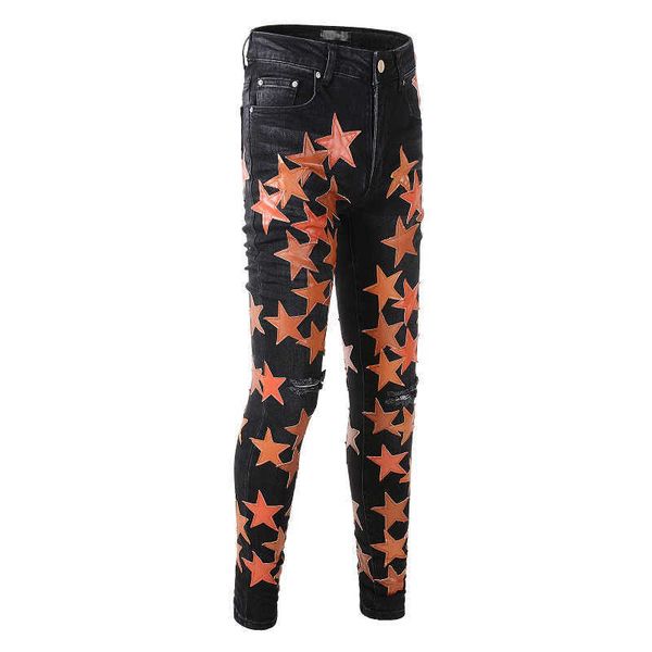 stylish street 2023 ripped amirs star cool men's leisure jeans brand high designer skinny fashion pants trend youth craft elastic slim, Blue
stylish street 2023 ripped amirs star cool men's leisure jeans brand high designer skinny fashion pants trend youth craft elastic slim, Blue