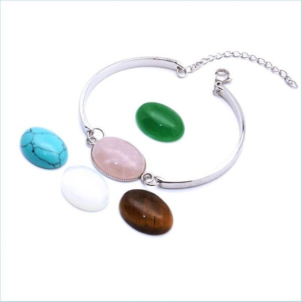 charm bracelets oval dyed natural stone charms bracelet for women opal glass pink crystal bangle fashion boho jewelry girl drop deli dhmd6, Golden;silver
charm bracelets oval dyed natural stone charms bracelet for women opal glass pink crystal bangle fashion boho jewelry girl drop deli dhmd6, Golden;silver