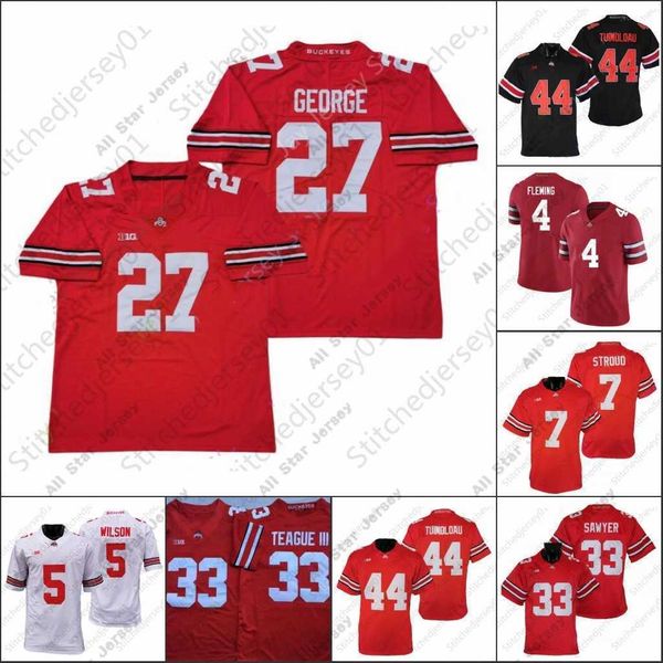 american college football wear college ohio state buckeyes football jersey c.j. stroud chris olave garrett eddie george fields wilson teague, Black
american college football wear college ohio state buckeyes football jersey c.j. stroud chris olave garrett eddie george fields wilson teague, Black