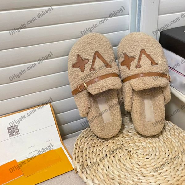 classic womens fur slippers 22ss warm comfy mules designer slides indoor booties luxurys flip flops slip-on flat heels shoes letter printed, Black
classic womens fur slippers 22ss warm comfy mules designer slides indoor booties luxurys flip flops slip-on flat heels shoes letter printed, Black