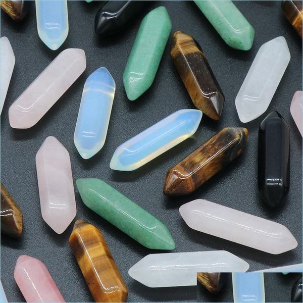 stone 8x31mm natural crystal stone hexagon colorfl mascot meditation chakra reiki healing gemstones polished gift use collection and dhxuw, Black
stone 8x31mm natural crystal stone hexagon colorfl mascot meditation chakra reiki healing gemstones polished gift use collection and dhxuw, Black