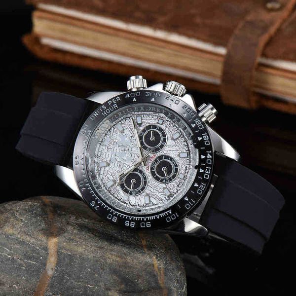 watches daytonas meteorite three eye fake six needle quartz watch steel band men's watch size 40mm, Slivery;brown
watches daytonas meteorite three eye fake six needle quartz watch steel band men's watch size 40mm, Slivery;brown