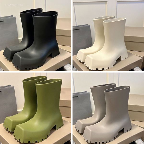 rain boots ankle boots long boots outdoor h1112 luxury design high platform big head thick bottom non-slip jelly color all-match, Black
rain boots ankle boots long boots outdoor h1112 luxury design high platform big head thick bottom non-slip jelly color all-match, Black