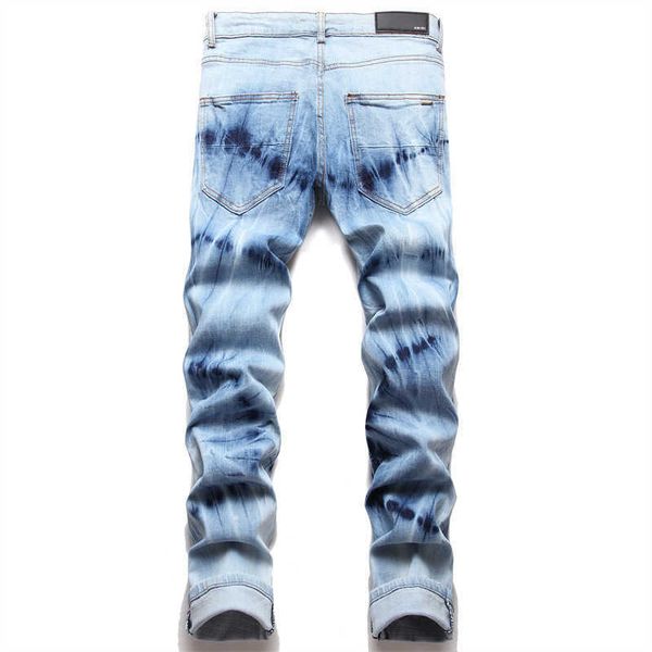 men's jeans amirs designer fashion pants cool stylish leisure ripped brand style punk blue hole slim elastic patch embroidered pp4z
men's jeans amirs designer fashion pants cool stylish leisure ripped brand style punk blue hole slim elastic patch embroidered pp4z