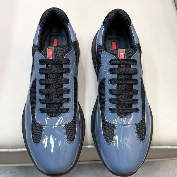 22s luxury casual shoes men's sneaker american cup technical fabric sneakers patent leather lace up outdoor runner trainers rubber sole, Black
22s luxury casual shoes men's sneaker american cup technical fabric sneakers patent leather lace up outdoor runner trainers rubber sole, Black