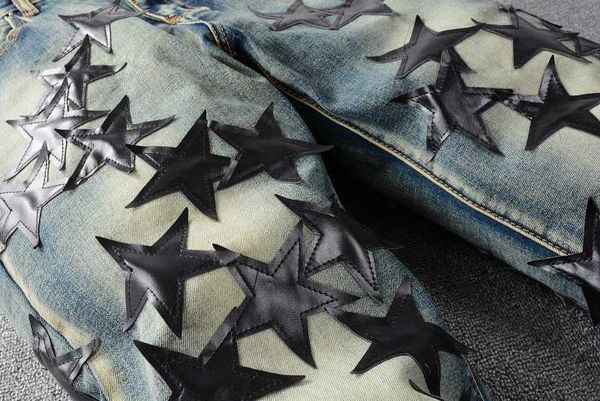 men's jeans amirs designer fashion pants cool stylish leisure ripped brand street personalized skinned star trend young men agn2 j9t0, Blue
men's jeans amirs designer fashion pants cool stylish leisure ripped brand street personalized skinned star trend young men agn2 j9t0, Blue