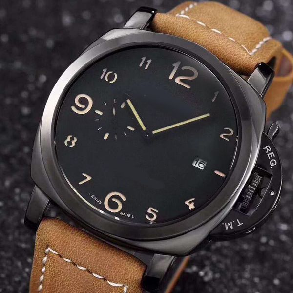 men's luxury brand quartz watch simple fashion black stainless steel case leather watches, Slivery;brown
men's luxury brand quartz watch simple fashion black stainless steel case leather watches, Slivery;brown