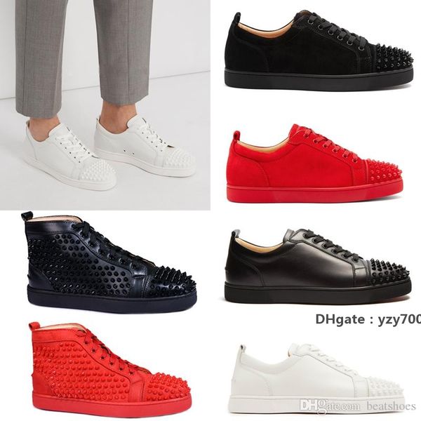 red-bottoms sandals christians luxury sneaker studded spikes men trainers shoes designer brand flats 100% genuine leather for men and wzj, Black
red-bottoms sandals christians luxury sneaker studded spikes men trainers shoes designer brand flats 100% genuine leather for men and wzj, Black