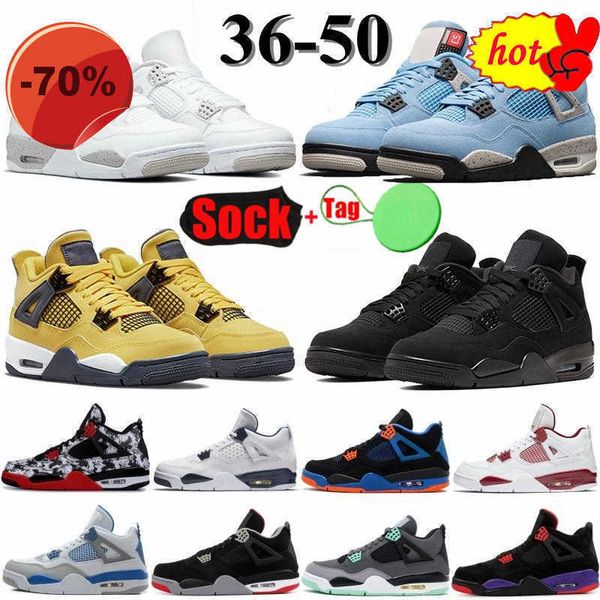 big size 36-50 mens basketball shoes 4 jumpman 4s fire red thunder university blue lightning black cat white oreo womens sports sneakers us
big size 36-50 mens basketball shoes 4 jumpman 4s fire red thunder university blue lightning black cat white oreo womens sports sneakers us