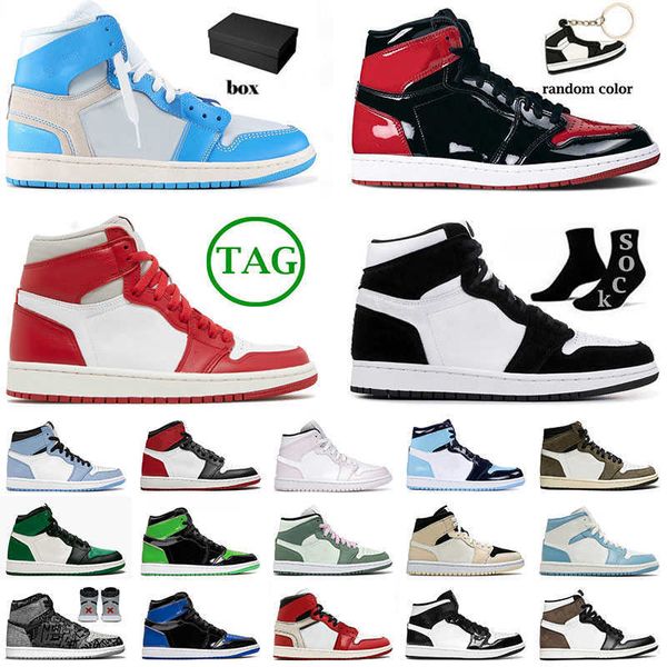 dr shoes with box stalgia 1 1s jumpman basketball for mens womens j1 retro panda high patent university blue mid dutch green sports sneakers, Black
dr shoes with box stalgia 1 1s jumpman basketball for mens womens j1 retro panda high patent university blue mid dutch green sports sneakers, Black
