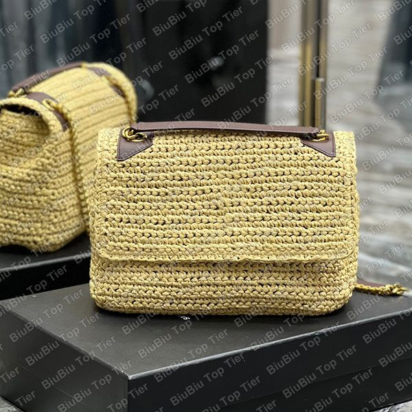 10a tier quality mirror luxury designer raffia woven niki bag classic flap hangbag women real leather purse crossbody black shoulder gold ba
10a tier quality mirror luxury designer raffia woven niki bag classic flap hangbag women real leather purse crossbody black shoulder gold ba