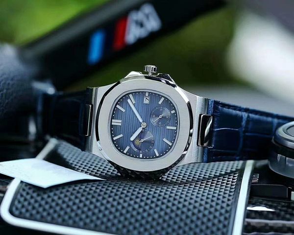 men's mechanical watch 316l fine steel case 43mm original import super movement automatic spring moon phase function strap leather high, Slivery;brown
men's mechanical watch 316l fine steel case 43mm original import super movement automatic spring moon phase function strap leather high, Slivery;brown
