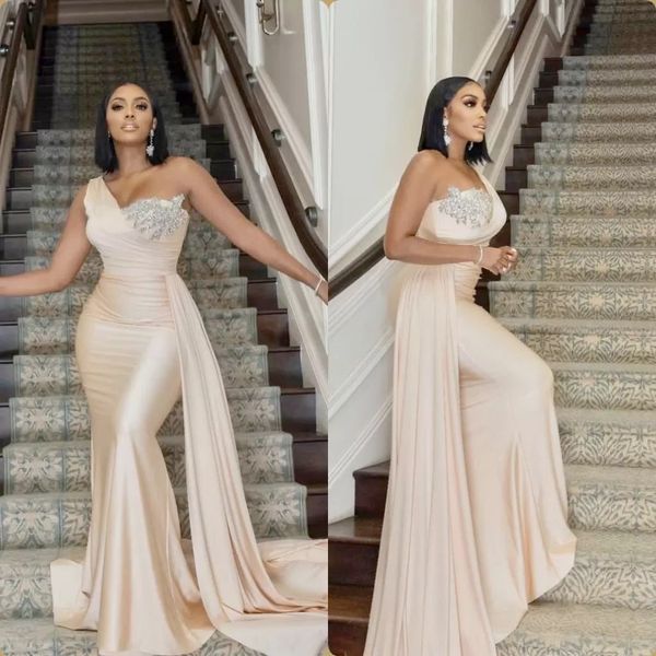 champagne mermaid prom dresses one shoulder satin evening formal party second reception bridesmaid gowns, Black
champagne mermaid prom dresses one shoulder satin evening formal party second reception bridesmaid gowns, Black