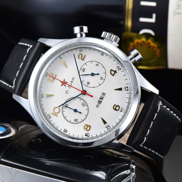 2022 new leisure business sports men's watch stainless steel leather calendar time quartz watch orologio uomo, Slivery;brown
2022 new leisure business sports men's watch stainless steel leather calendar time quartz watch orologio uomo, Slivery;brown