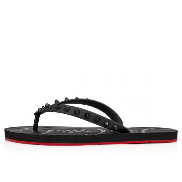 22s sandals men's women's summer simplicity and high fashion loubi flip donna red soles shoes spiked flip flops 35-47, Black
22s sandals men's women's summer simplicity and high fashion loubi flip donna red soles shoes spiked flip flops 35-47, Black