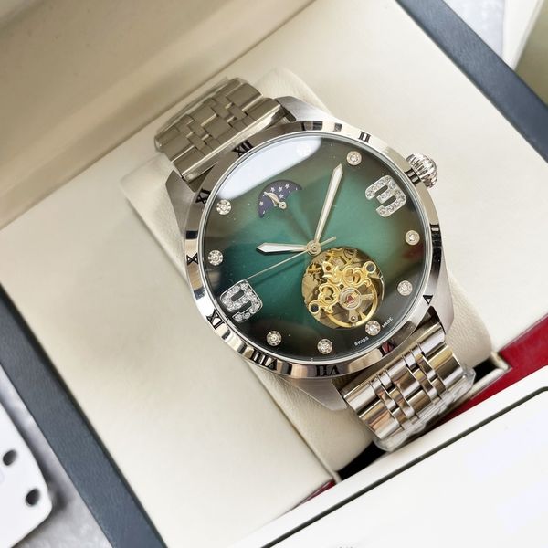 automatic mechanical watches for man designer watches 41mm stainless steel with folding buckle wristwatches auto date sapphire waterproof, Slivery;brown
automatic mechanical watches for man designer watches 41mm stainless steel with folding buckle wristwatches auto date sapphire waterproof, Slivery;brown