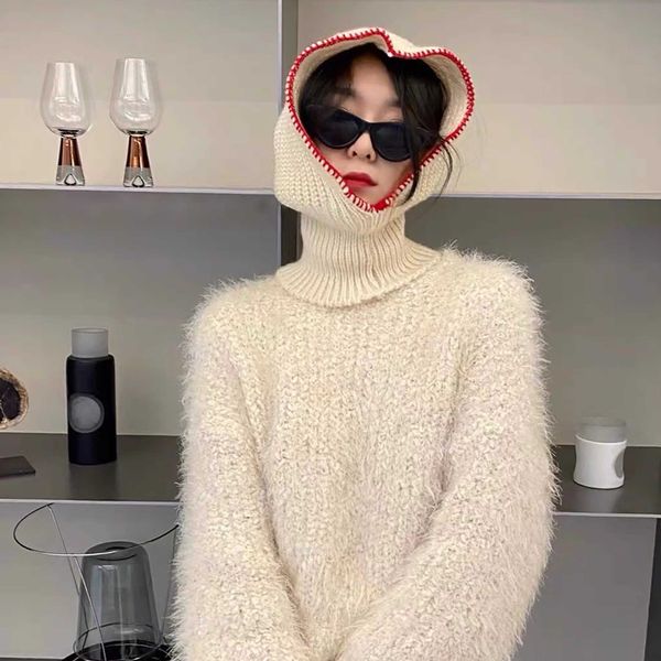 winter new knitted balaclava scarf women ins korean hooded neck collar wool cap cozy outdoor hiking warmth beanie hat unisex, Blue;gray
winter new knitted balaclava scarf women ins korean hooded neck collar wool cap cozy outdoor hiking warmth beanie hat unisex, Blue;gray