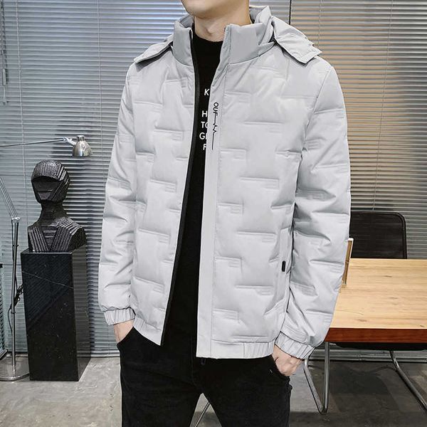 men's large gray 2022 new warm windproof down jacket fashion winter lightweight, Black
men's large gray 2022 new warm windproof down jacket fashion winter lightweight, Black