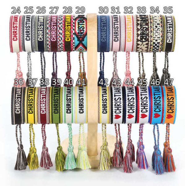luxury women's fashion bracelets brand d designer bangle jewelry embroidered word bracelet letter rope woven tassel simple trinket girl, Golden;silver
luxury women's fashion bracelets brand d designer bangle jewelry embroidered word bracelet letter rope woven tassel simple trinket girl, Golden;silver