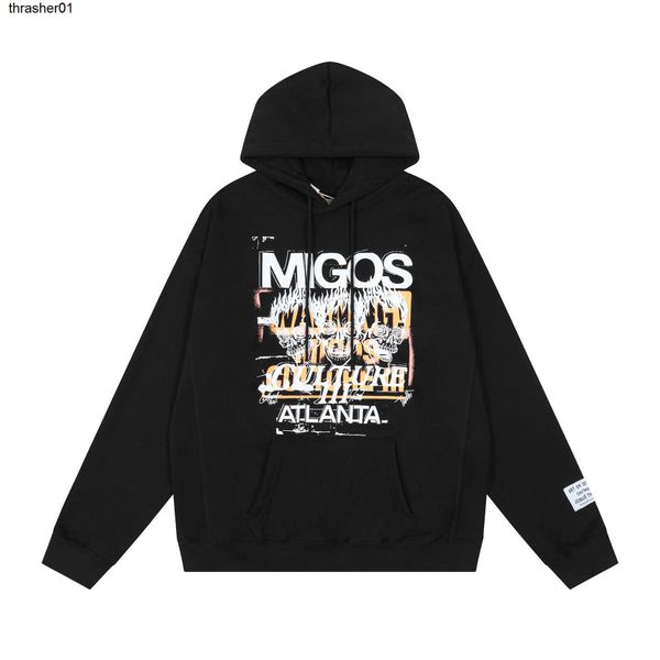 men's hoodies designer sweatshirts galery dept fashion branded skull stamping printing cashmere casual loose hooded sweater, Black
men's hoodies designer sweatshirts galery dept fashion branded skull stamping printing cashmere casual loose hooded sweater, Black