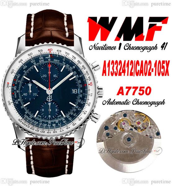 wmf a1332412-ca02-105x eta a7750 automatic chronograph mens watch blue white dial stick markers brown leahter strap with white line super ed, Slivery;brown
wmf a1332412-ca02-105x eta a7750 automatic chronograph mens watch blue white dial stick markers brown leahter strap with white line super ed, Slivery;brown