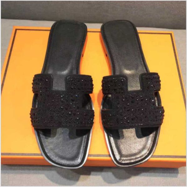 designer slippers summer beach shoes chypre h sandal women lady fashion flat loafers slides genuine leather brow yellow green white wedge sa, Black
designer slippers summer beach shoes chypre h sandal women lady fashion flat loafers slides genuine leather brow yellow green white wedge sa, Black