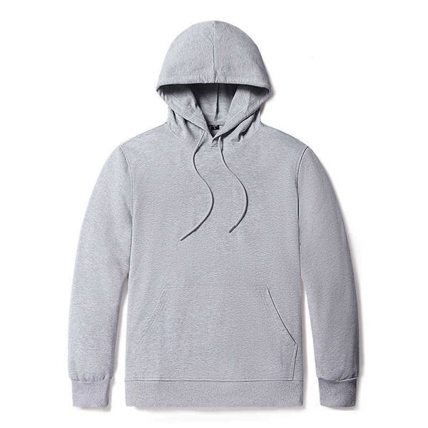 autumn hooded solid color cotton men's pocket casual loose large men, Black 
autumn hooded solid color cotton men's pocket casual loose large men, Black