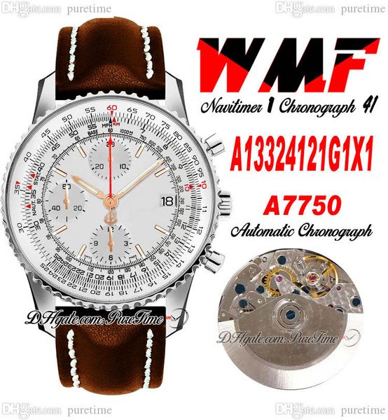 wmf a13324121g1x1 eta a7750 automatic chronograph mens watch silver dial stick markers brwon leahter strap with white line super edition wat, Slivery;brown
wmf a13324121g1x1 eta a7750 automatic chronograph mens watch silver dial stick markers brwon leahter strap with white line super edition wat, Slivery;brown