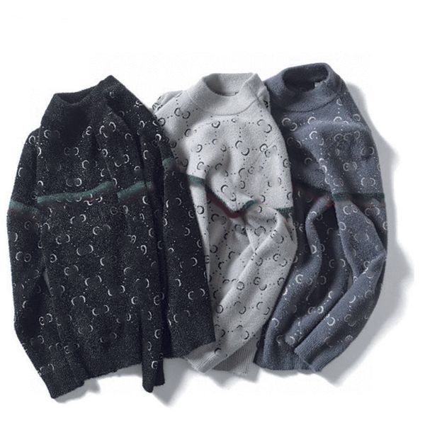 designer plus size sweaters limited three color jacquard yarn-dyed double g mink cashmere half turtleneck round neck pullover sweater knitte
designer plus size sweaters limited three color jacquard yarn-dyed double g mink cashmere half turtleneck round neck pullover sweater knitte