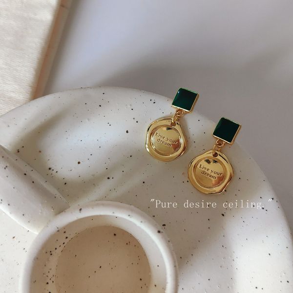 square earrings charm tender baroque shaped freshwater full pearl 925 silver needle handmade design matte temperament earrings vintage, Golden
square earrings charm tender baroque shaped freshwater full pearl 925 silver needle handmade design matte temperament earrings vintage, Golden