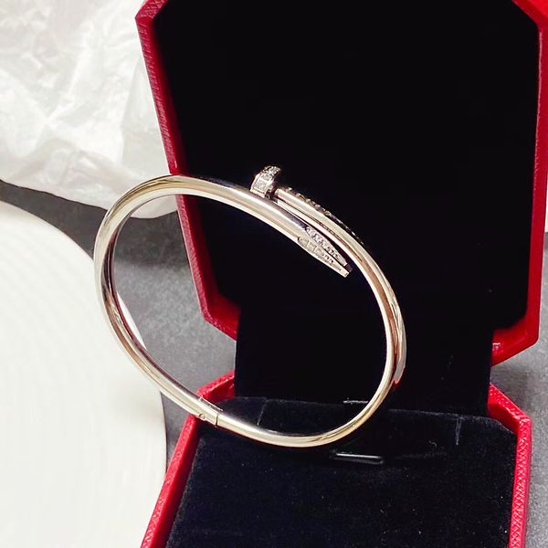 luxury charm nail bangle fashion designer women 18k couple wedding gift 316l stainless steel jewelry factory wholesale and retail, Black
luxury charm nail bangle fashion designer women 18k couple wedding gift 316l stainless steel jewelry factory wholesale and retail, Black