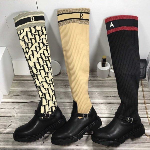 women knee boots shoes boot shoe fashion thigh-high letter embroidery leather alphabet printing round toes wild winter 2023 designer booties, Black
women knee boots shoes boot shoe fashion thigh-high letter embroidery leather alphabet printing round toes wild winter 2023 designer booties, Black