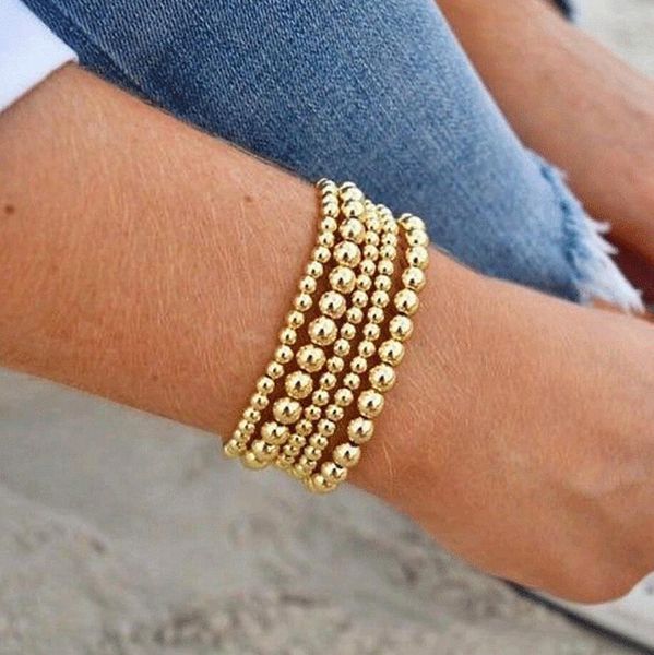 fashion stainless steel bangle gold colors elastic rope bracelet bead chain woman bracelets bangles women party jewelry, Black
fashion stainless steel bangle gold colors elastic rope bracelet bead chain woman bracelets bangles women party jewelry, Black