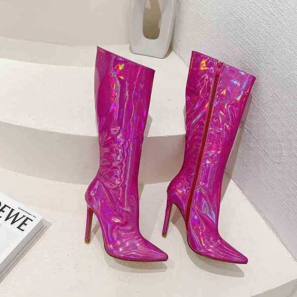 boots xibeilove winter women's long boots fashion pointed toe mirror patent leather nightclub over knee high heel high boots 220913, Black
boots xibeilove winter women's long boots fashion pointed toe mirror patent leather nightclub over knee high heel high boots 220913, Black